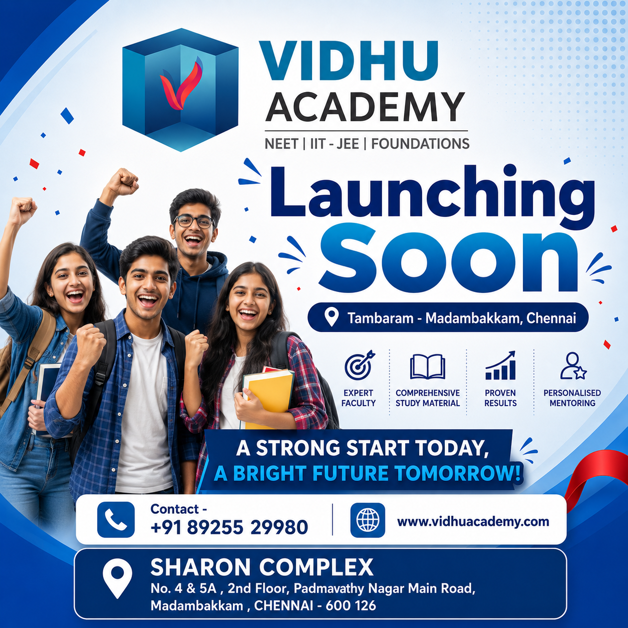 Vidhu Academy Tambaram – Launching Soon